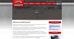 Desktop Screenshot of capitalconcreteinc.com